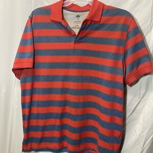 Arrow Performance Polo, striped blue and red. Men’s size L
